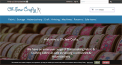 Desktop Screenshot of ohsewcrafty.co.uk